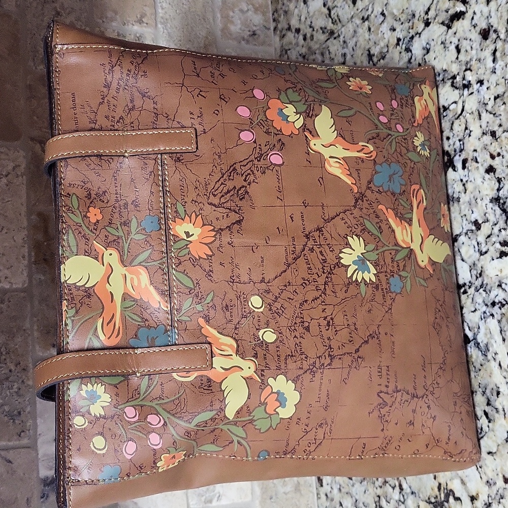 Patricia Nash Floral Map Viana Tote - Picture 5 of 15